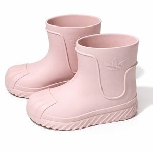 💕NWOB Adidas AdiFOM Superstar Boot Clear Pink Rain Boots Women's Size 8.5